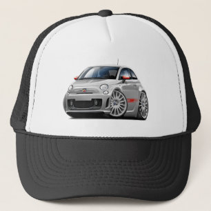 Fiat 500 Abarth Grey Car Trucker Hat