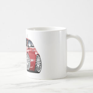 Fiat 500 Abarth Red Car Coffee Mug