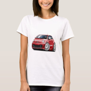 Fiat 500 Abarth Red Car T-Shirt