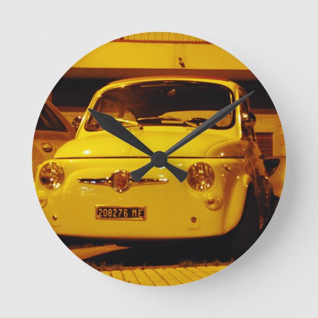 Fiat 500 Abarth. Round Clock (Front)