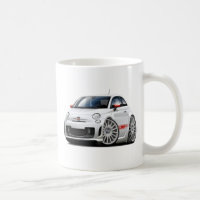 Fiat 500 Abarth White Car