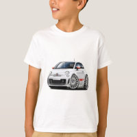 Fiat 500 Abarth White Car