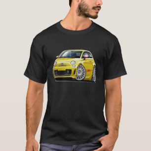 Fiat 500 Abarth Yellow Car T-Shirt