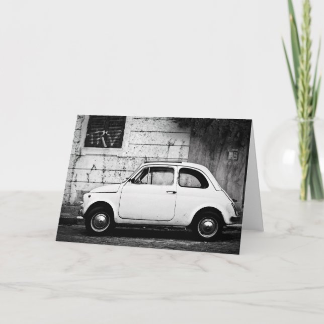 Fiat 500 card (Front)