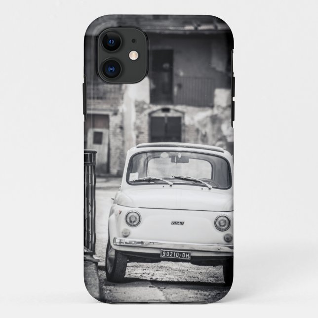 Fiat 500, Cinquecento in Italy Case-Mate iPhone Case (Back)