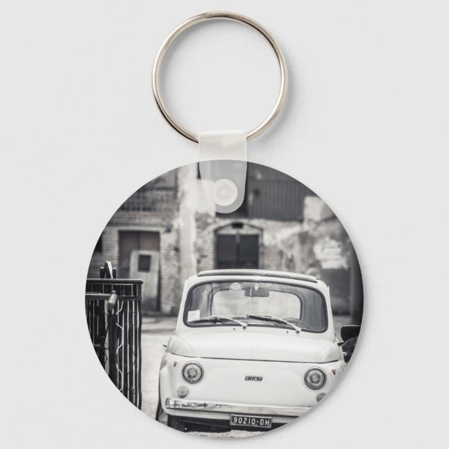 Fiat 500, Cinquecento in Italy Key Ring (Front)