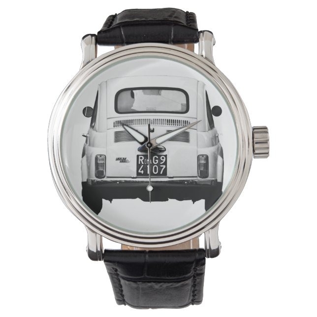 Fiat 500 Cinquecento in Rome, Italy, watch (Front)