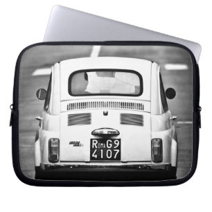 Fiat 500, cinquecento, in Rome, Laptop sleeve