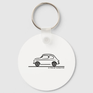 Fiat 500 Cinquecento Key Ring