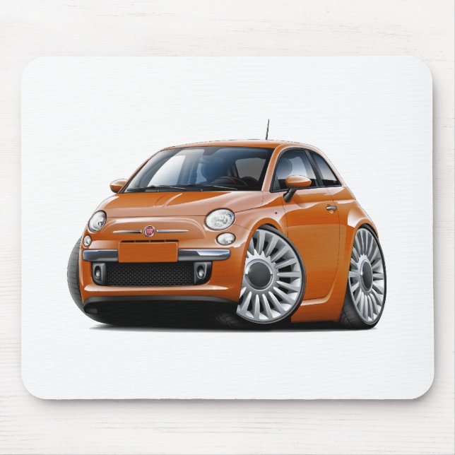 Fiat 500 Copper Car Mouse Pad (Front)