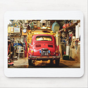 Fiat 500 in Italy Mouse Pad