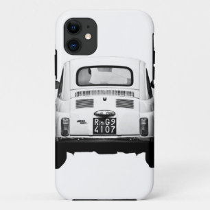 Fiat 500 in Rome, Italy. iPhone 11 Case