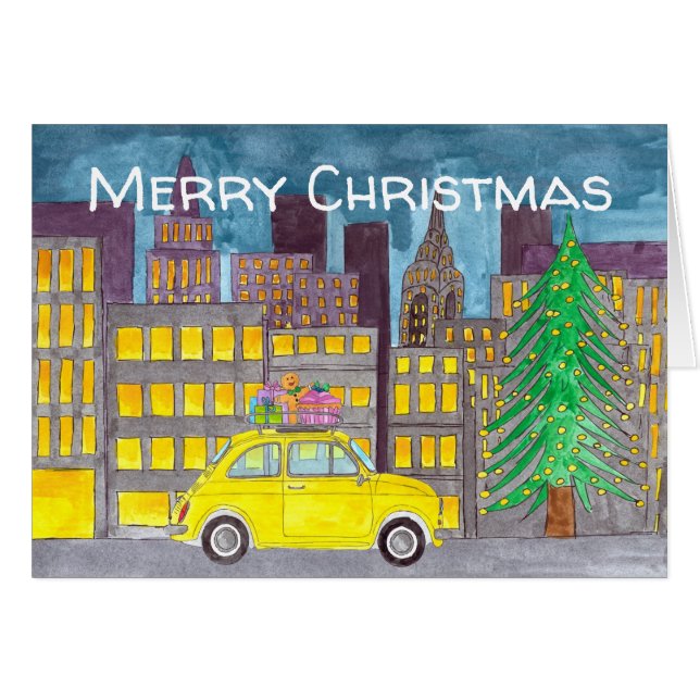 Fiat 500 in the City Customisable  (Front Horizontal)