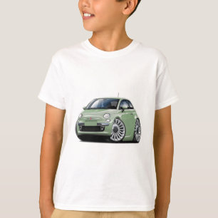 Fiat 500 Lt Green Car T-Shirt