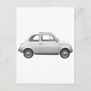 Fiat 500 postcard