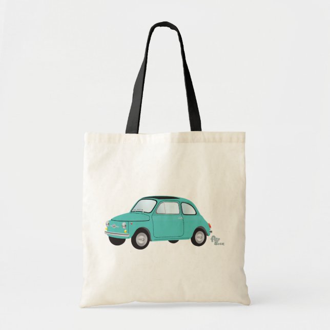 Fiat 500 Tote Bag (Front)