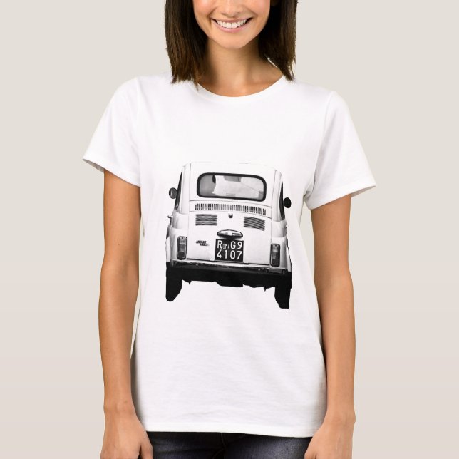 Fiat 500 Vintage clothing T-Shirt (Front)