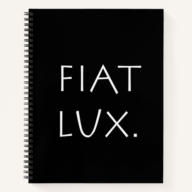 Fiat Lux Notebook (Front)