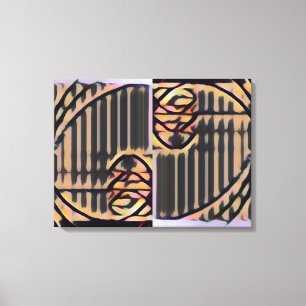 FIB 369 Closed Shutters, Fibonacci Canvas Print