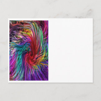 FIBER Threads Spaghetti - Sparkle Graphic Art Postcard