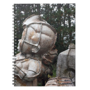 fiberglass graveyard big boy and milk carton notebook