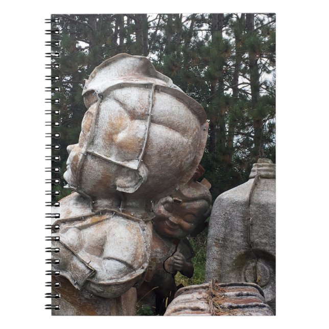 fiberglass graveyard big boy and milk carton notebook (Front)