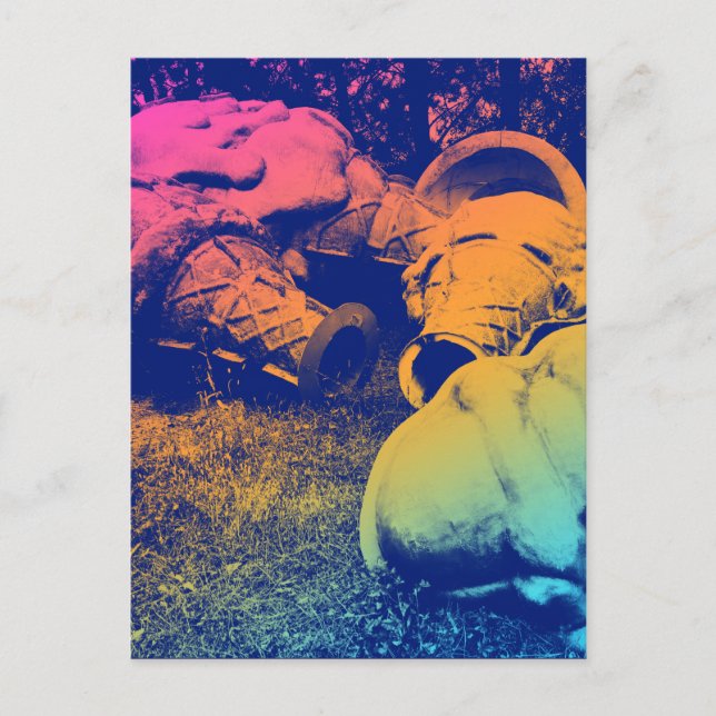 fiberglass summer ice cream cones postcard (Front)