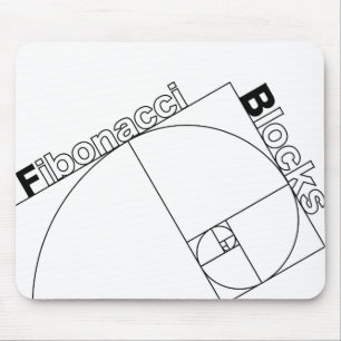 Fibonacci_Blocks Mouse Pad
