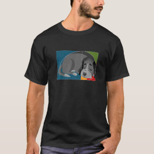 Fibonacci Dog or Golden Ratio and Spiral or Fibona T-Shirt
