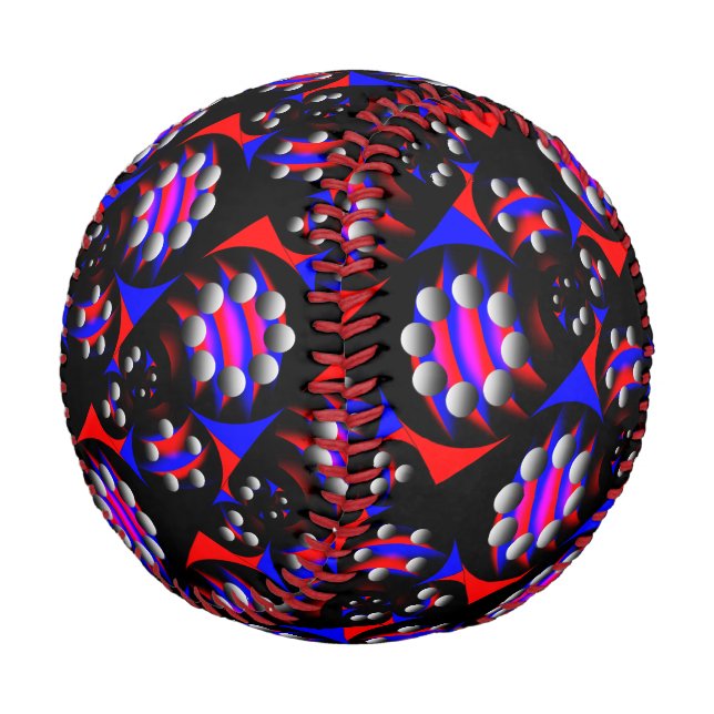 Fibonacci 'Fish Black' by Kenneth Yoncich Baseball (Angled)