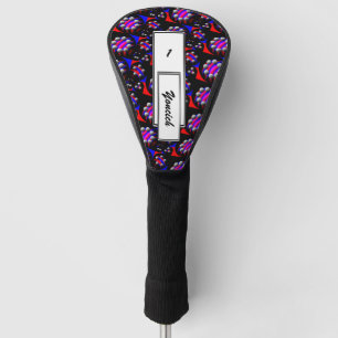 Fibonacci 'Fish Black' by Kenneth Yoncich Golf Head Cover