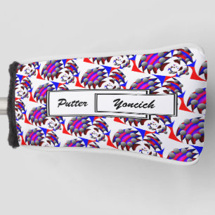 Fibonacci 'Fish' by Kenneth Yoncich Golf Head Cover