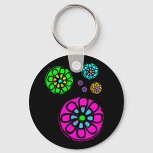 Fibonacci Flower Power Key Ring