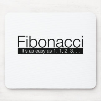 Fibonacci - it's as easy as 1, 2, 3, . . mouse pad
