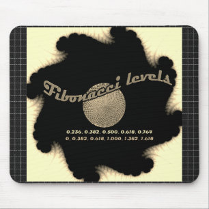 Fibonacci numbers for trader mouse pad