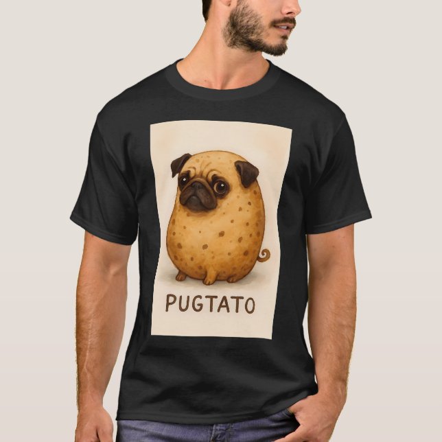 Fibonacci Pug T-Shirt (Front)