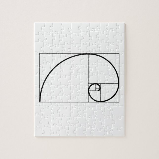 Fibonacci Ratio Jigsaw Puzzle (Vertical)