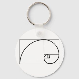 Fibonacci Ratio Key Ring