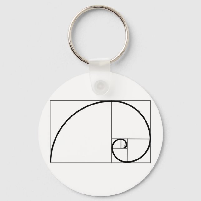 Fibonacci Ratio Key Ring (Front)