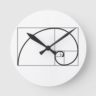 Fibonacci Ratio Round Clock