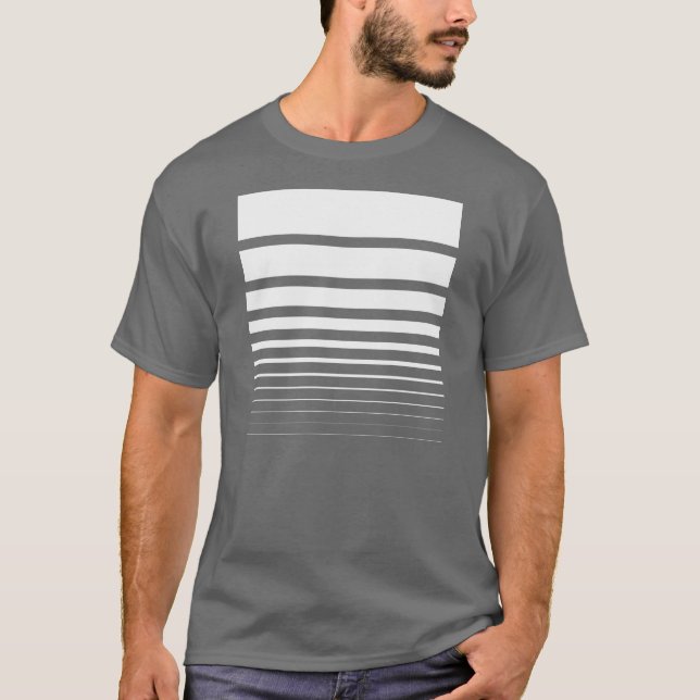 Fibonacci Sequence geometric t-shirt, white T-Shirt (Front)