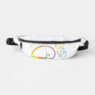 Fibonacci Sequence & Golden Ratio Math Fanny Pack