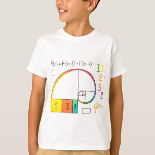 Fibonacci Sequence & Golden Ratio Math T-Shirt