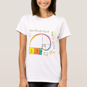Fibonacci Sequence & Golden Ratio Math T-Shirt