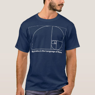 Fibonacci Sequence Golden Ratio Rule Mathematics T-Shirt