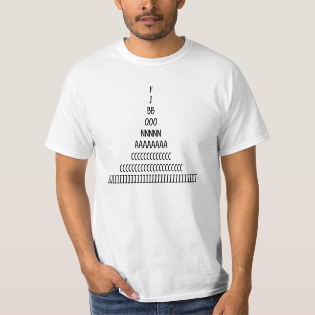Fibonacci Sequence T-Shirt (Front)