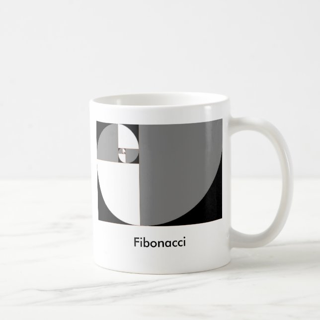 fibonacci_sinistrogira, Fibonacci Coffee Mug (Right)