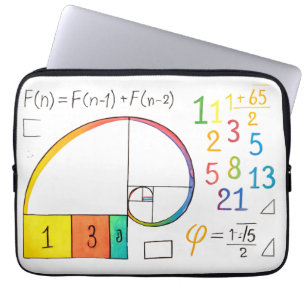 Fibonacci Spiral Electronics Sleeve