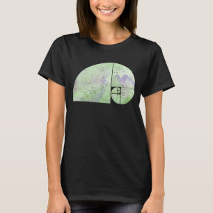 Fibonacci Spiral Elephant - Golden Ratio 3 T-Shirt