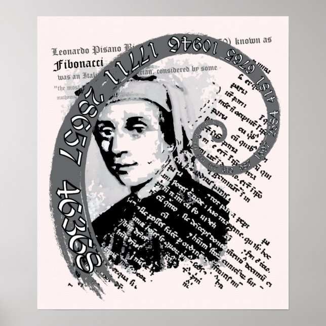 Fibonacci Spiral Poster (Front)